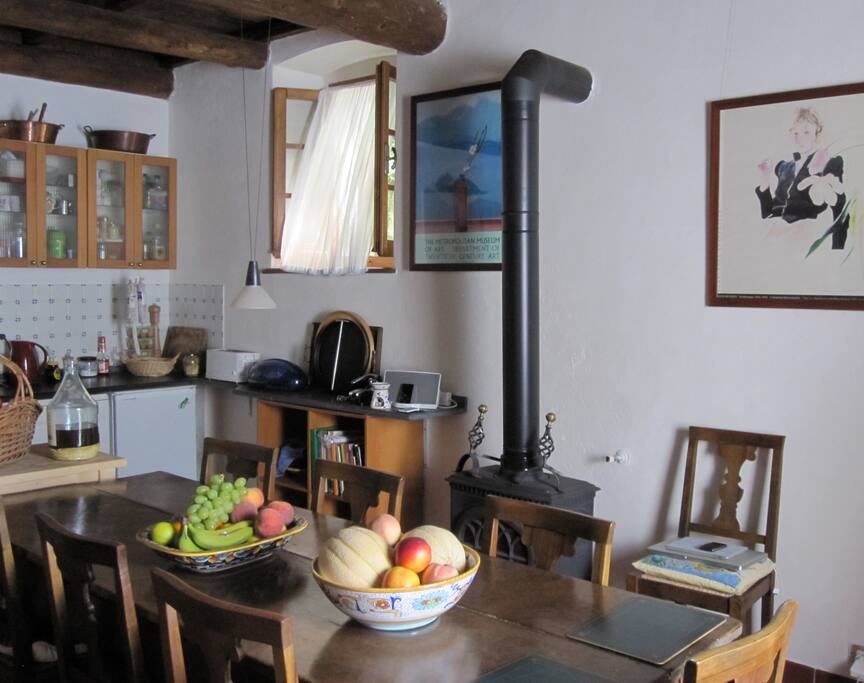 the kitchen/dining room