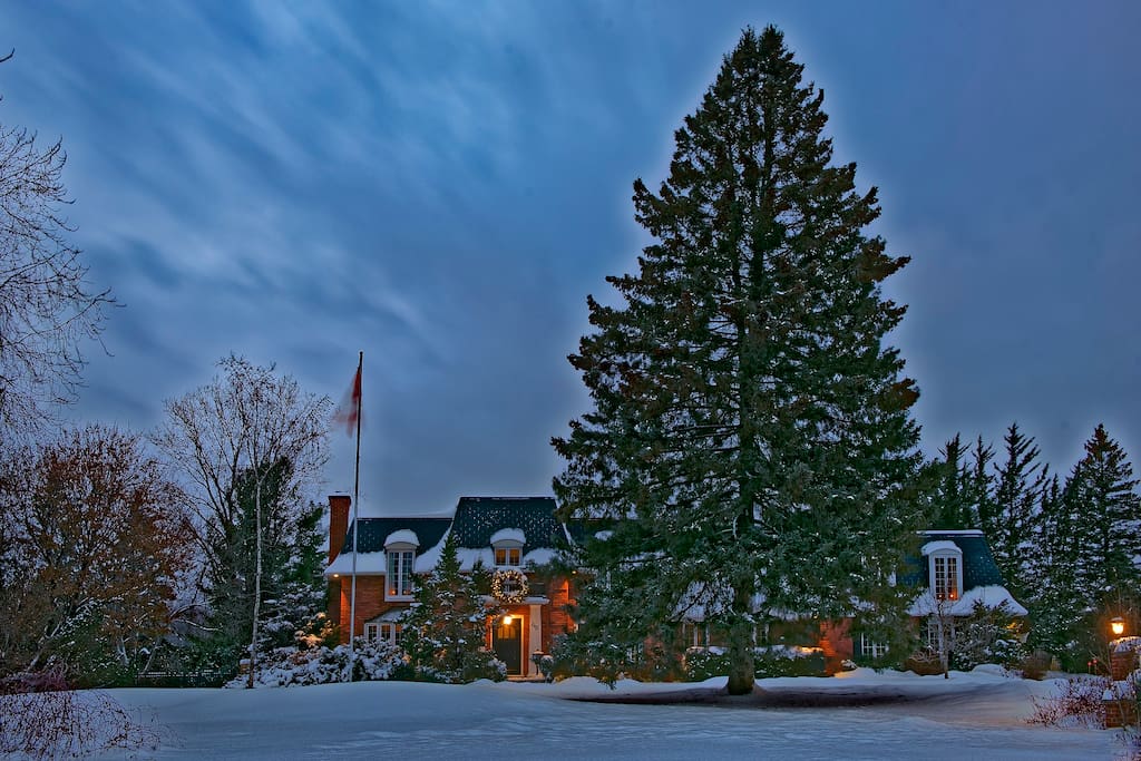 Enjoy the warmth of our home all year round... cross country skiing, the Rideau Canal, and numerous alpine skiing options (from 20 - 40 minutes away). 2 hours from Mont Tremblant.
