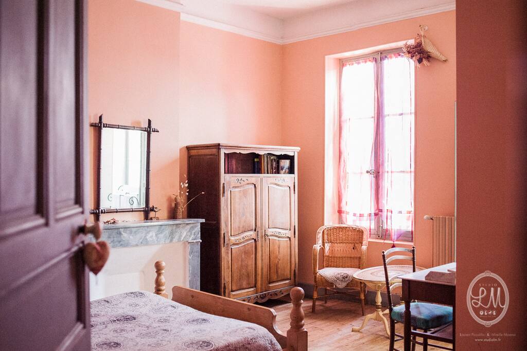 La chambre "saumon"