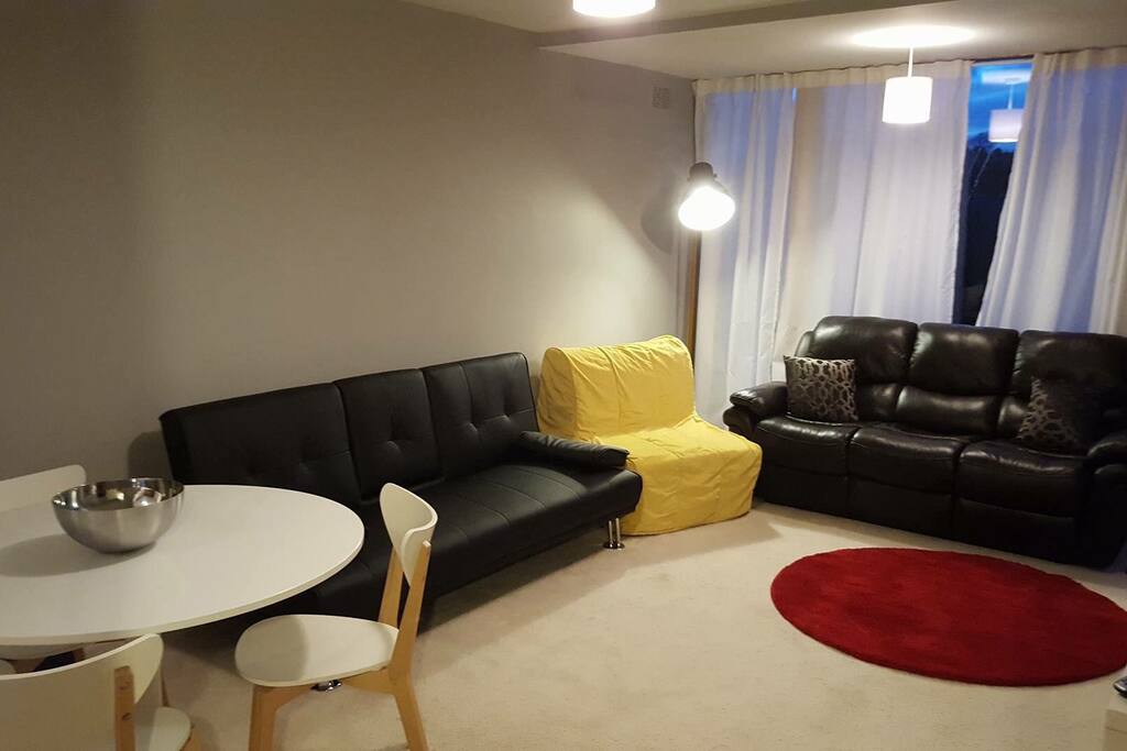 Dining table & sofa-bed
