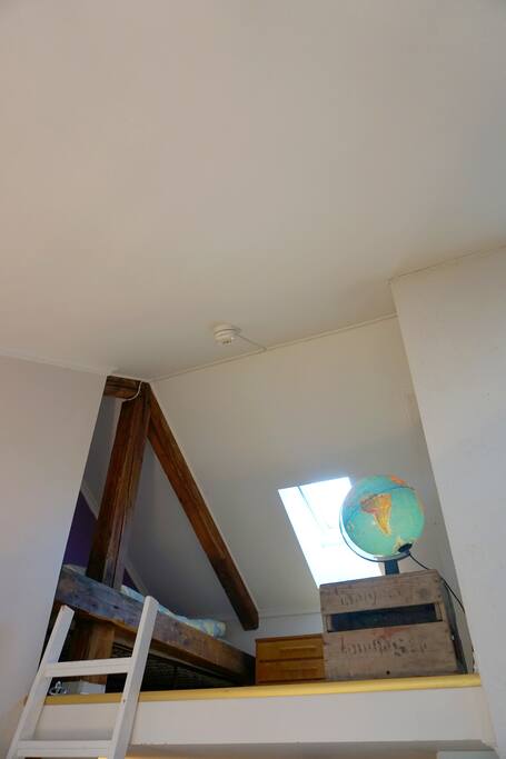 The loft, not much privacy.