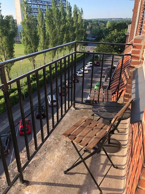 Eastern balcony, morning sun