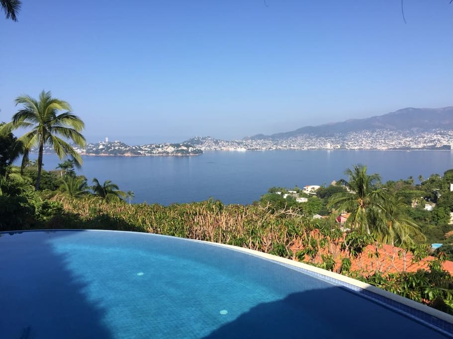 Legendary view of the Acapulco Bay.