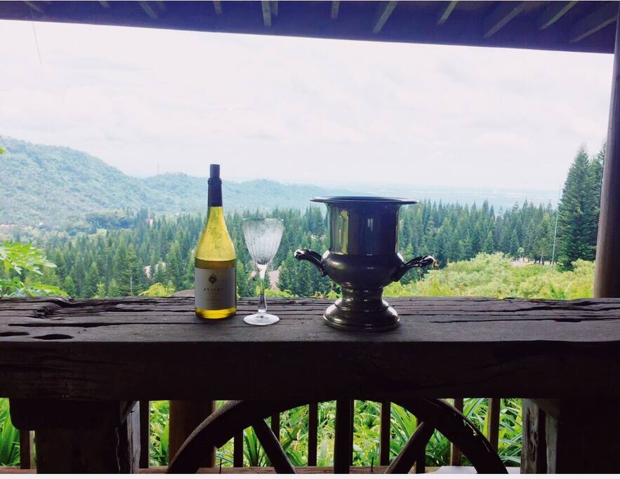 Balcony with breathtaking view