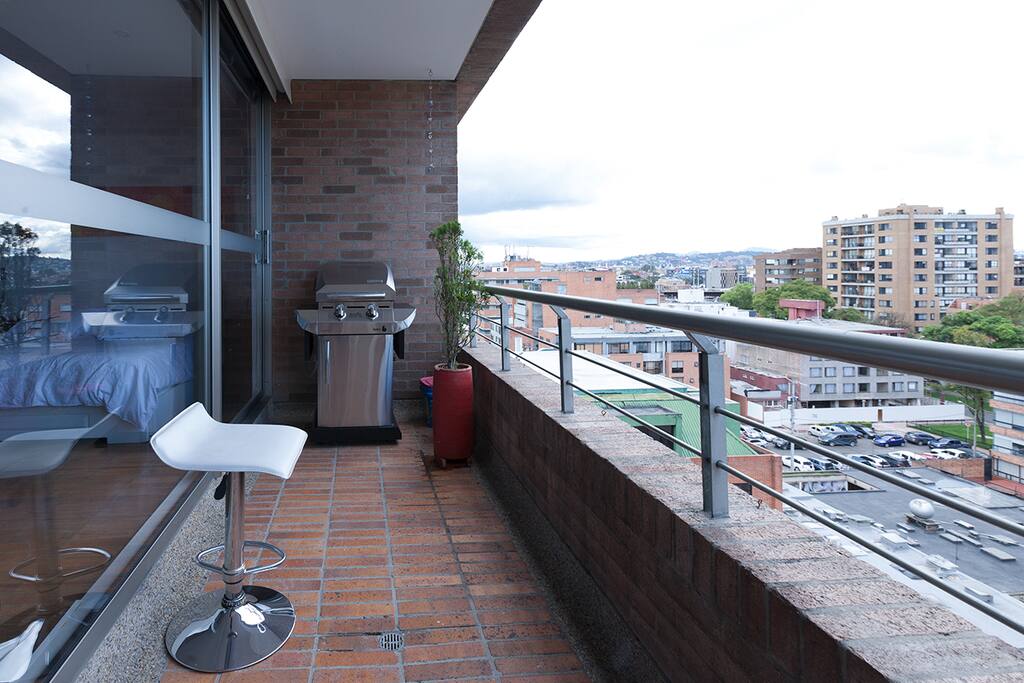 Have a delicious BBQ on the balcony.