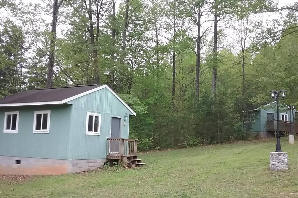 First Cabin on left Cabin name on front