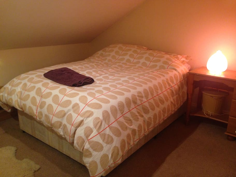 Comfortable double bed
