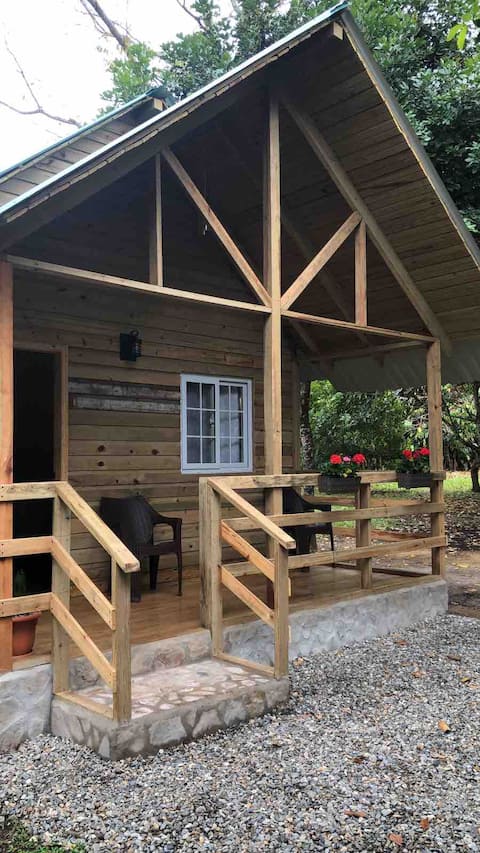 Accommodation on the lake.