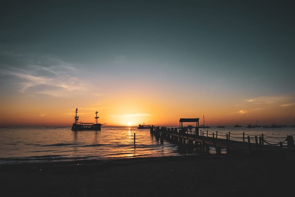 Los Corales Beach at sunrise
