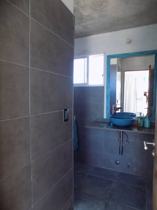 Master bedroom with bathroom in suite.