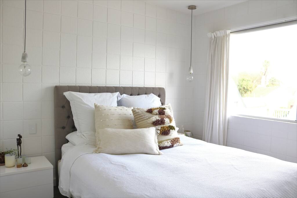 Comfortable queen-sized bed