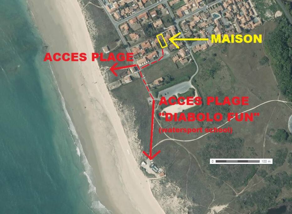 La situation de la maison