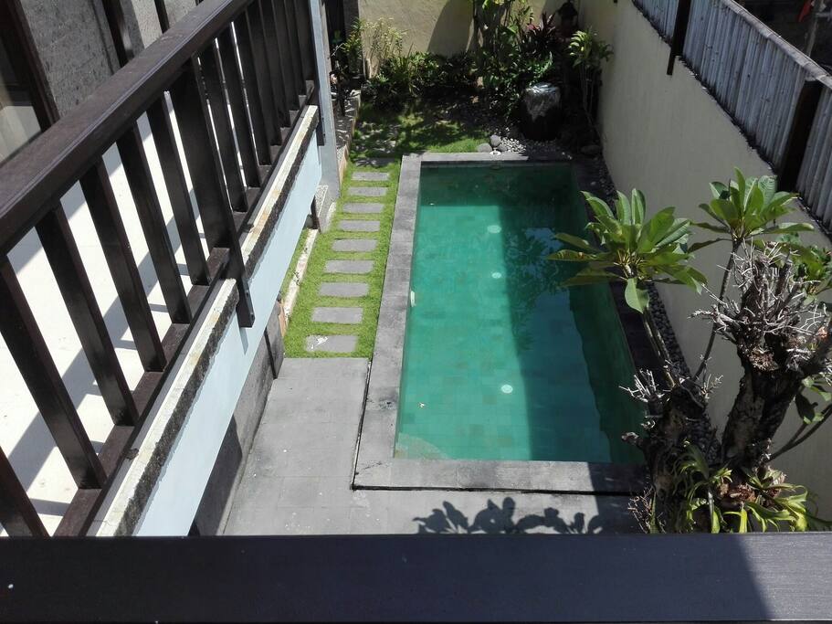 Pool from balcony