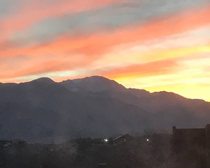 Sunset from room 7