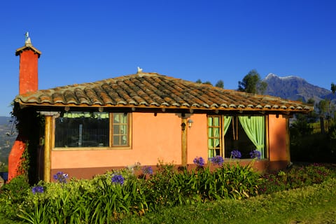 Cosy Cabin near Otavalo with  amazing view