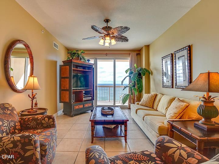 Beachfront 3 BR Sunrise Beach Resort W End of PCB Condominiums for