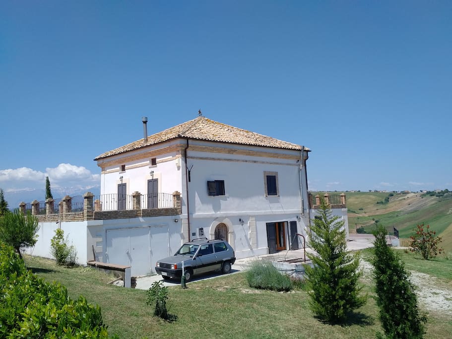 House from driveway