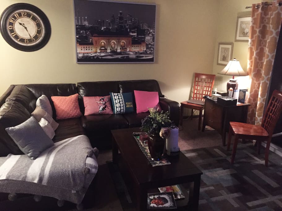 Cozy set on the living-room