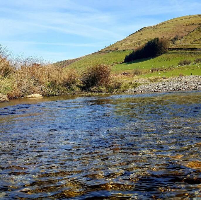 River at the bottom of the garden