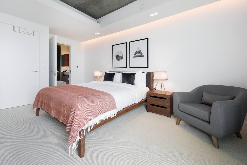 MASTER BEDROOM: Step into your luxury ensuite bathroom