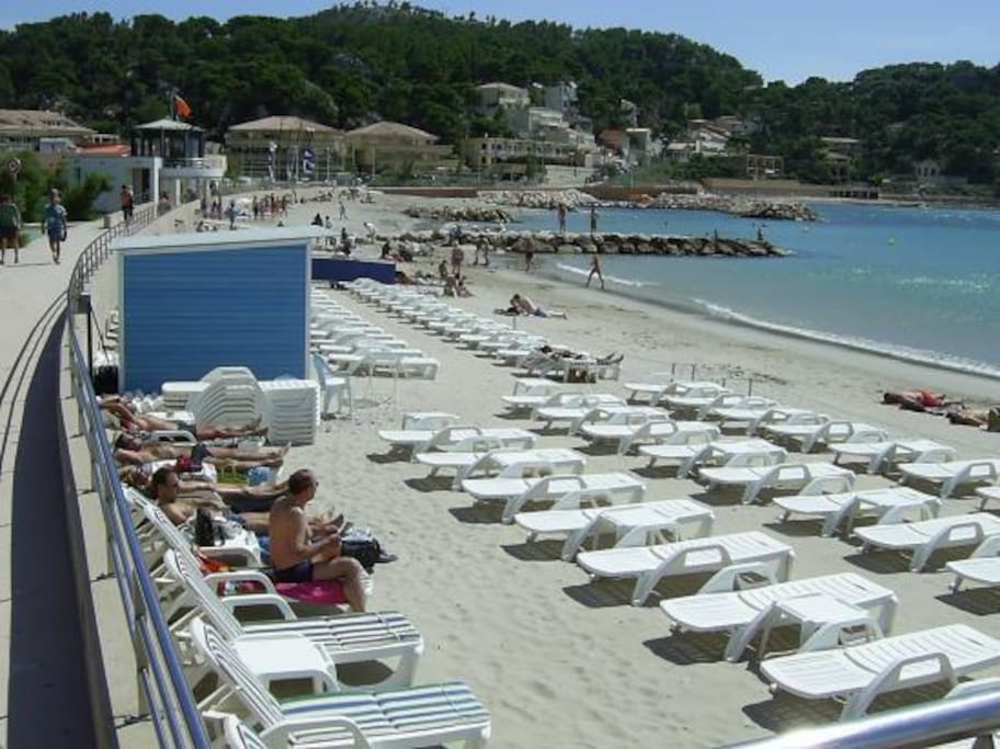 Plage du rouet à 2 minutes à pied