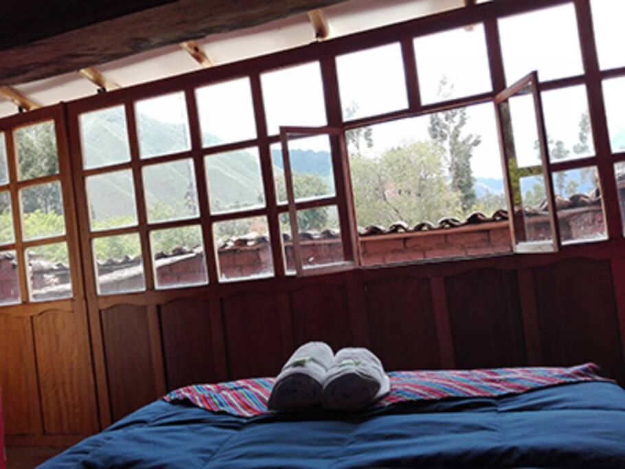 Vista desde la habitación familiar