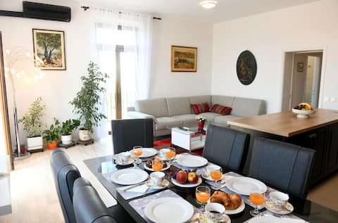Top Airbnb: Divia - Elegant apartment in the city center in Mjesni Odbor Belveder