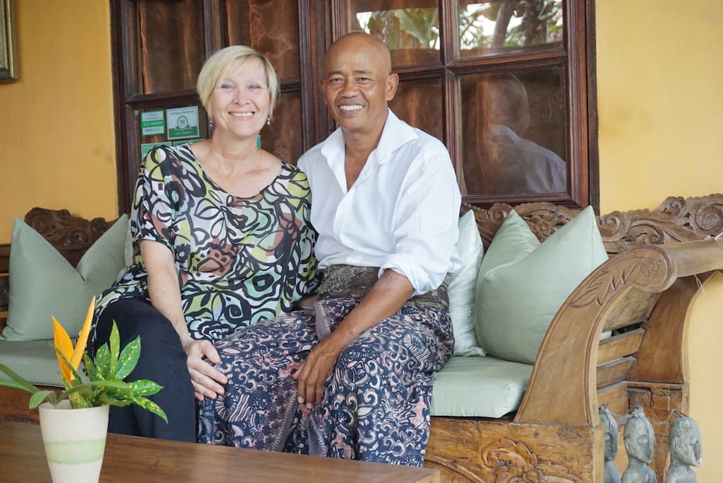 the owners, Ulli & Nyoman
