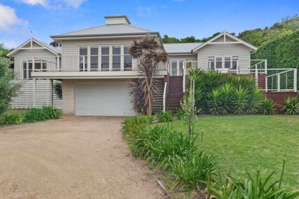 Front of the house.