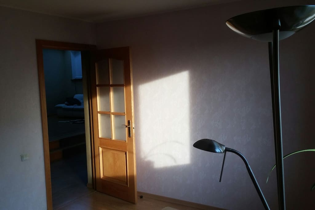 Sunny room in a private house near Riga, at forest