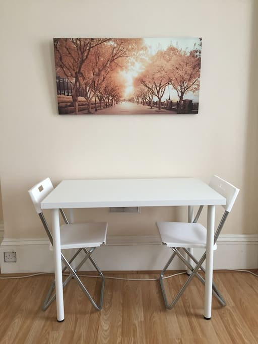 Table and chairs
