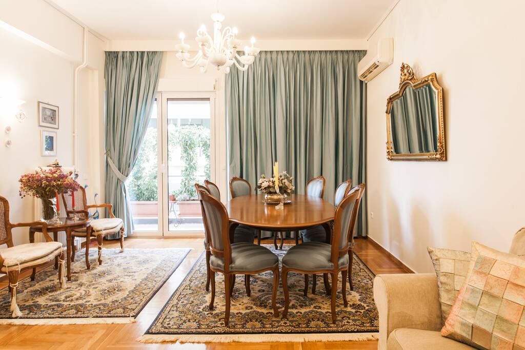 living room - dining table