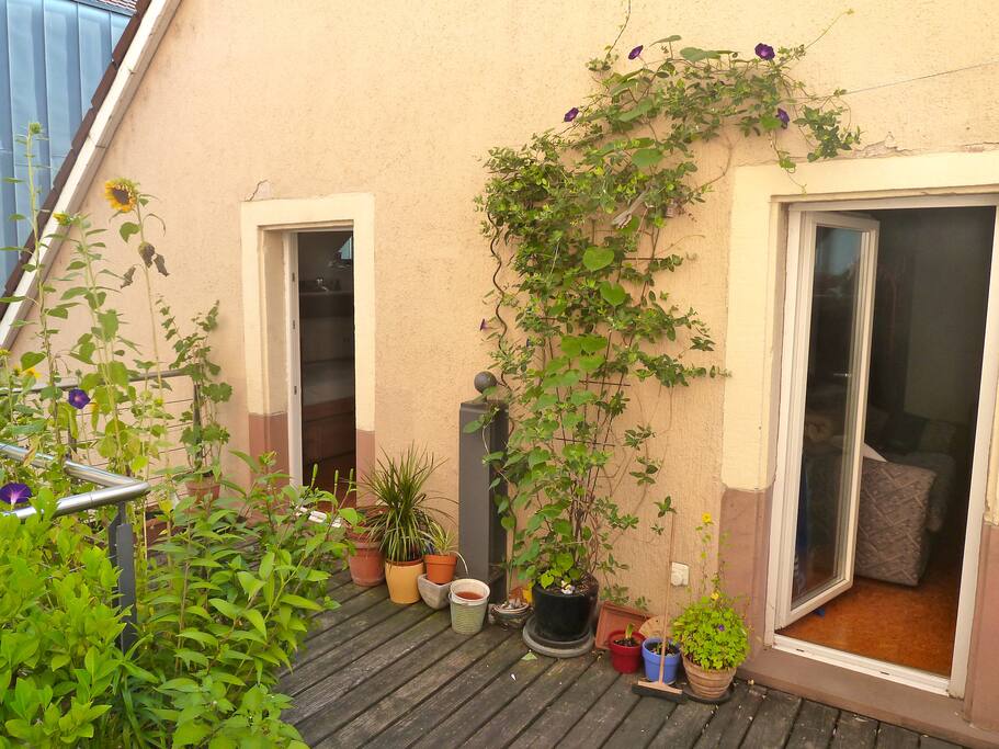 Balkon zu Zimmer 1 und 2