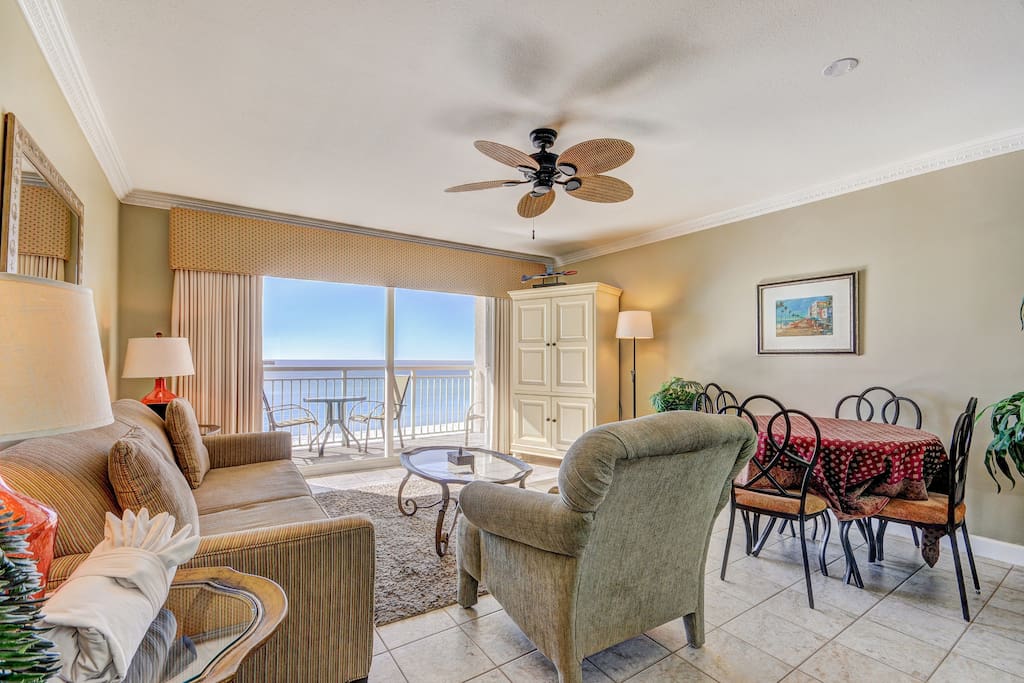 Enjoy the Water Views from Living/Dining area