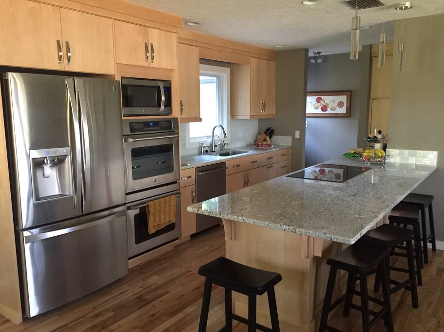 Kitchen area in great room