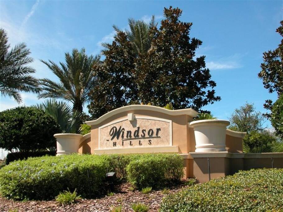Entrance to Windsor Hills