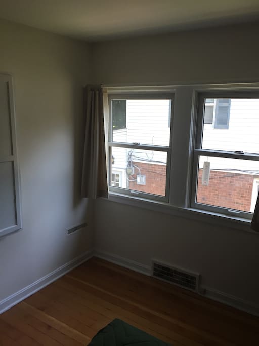 More of the bedroom! Lots of natural light!