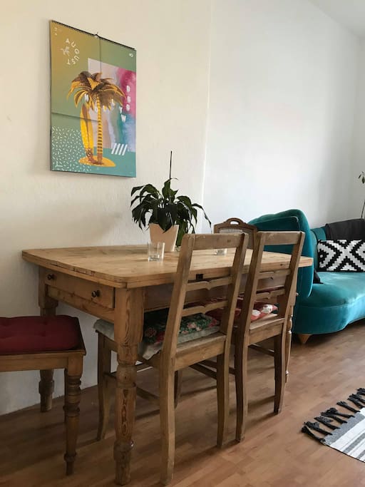 Table with four chairs