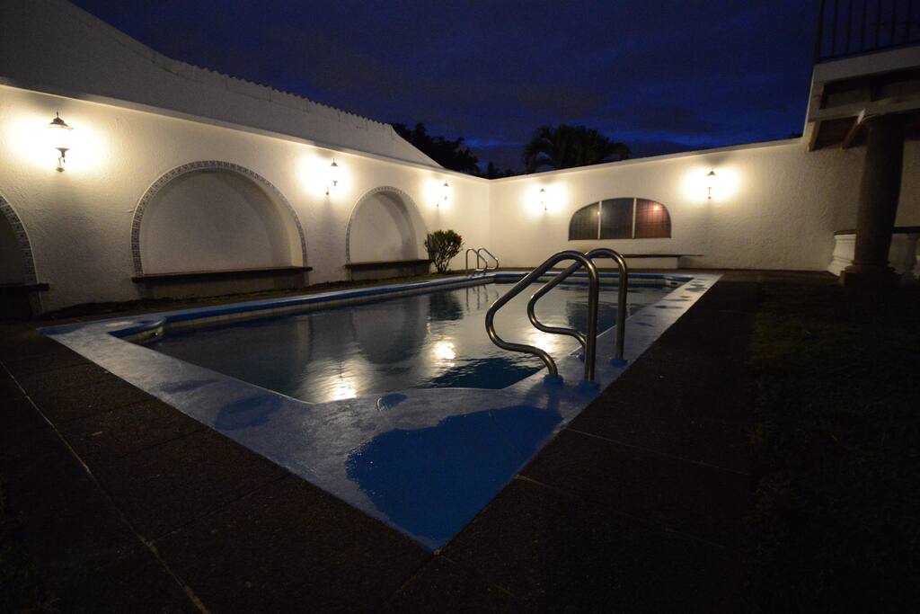 Swimming Pool, Sauna, Lounge, and Garden.