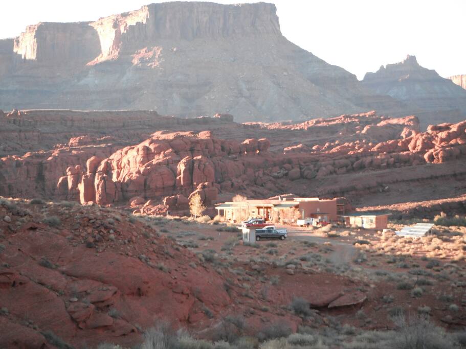 Lodge from the rocks