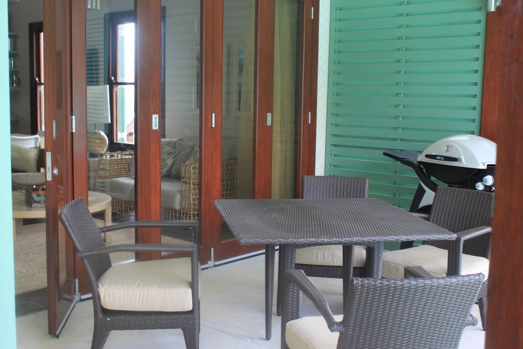 Private balcony with gas braai