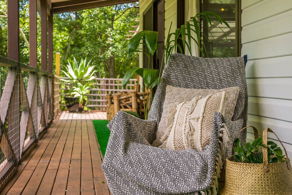 Relax with a book on the veranda
