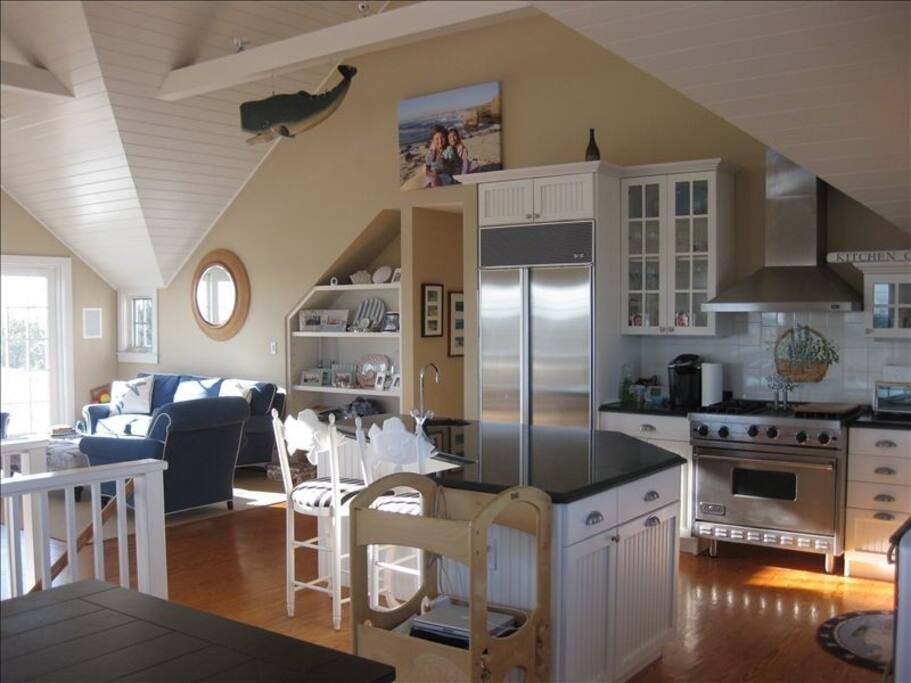 The Great room. 180 Degree views of the ocean