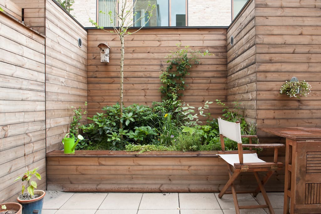 Our private courtyard