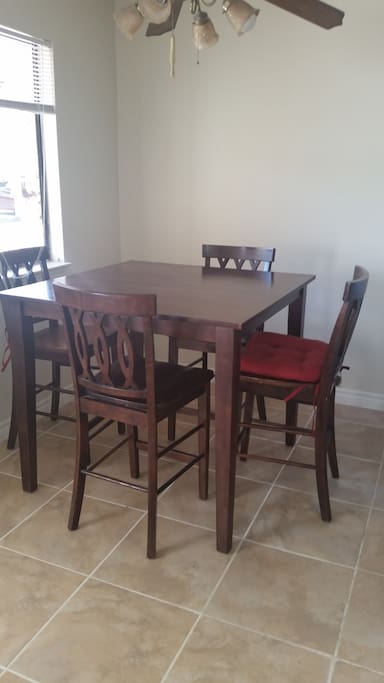 Full access to the kitchen.