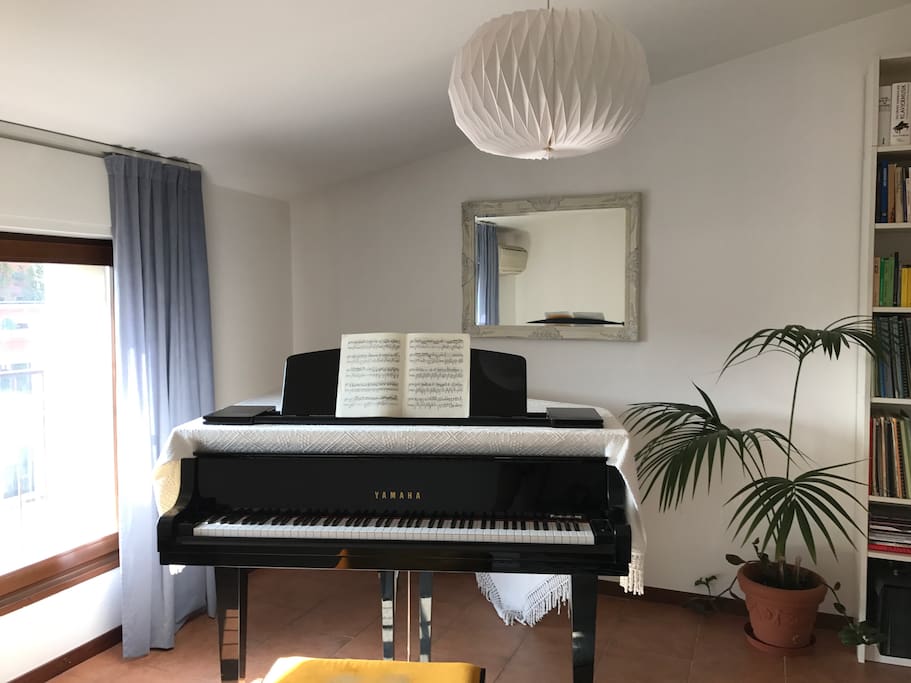 guestroom with my grand piano
