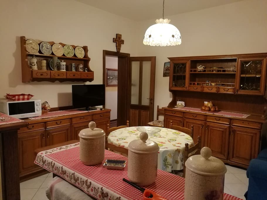 cucina e sala da pranzo