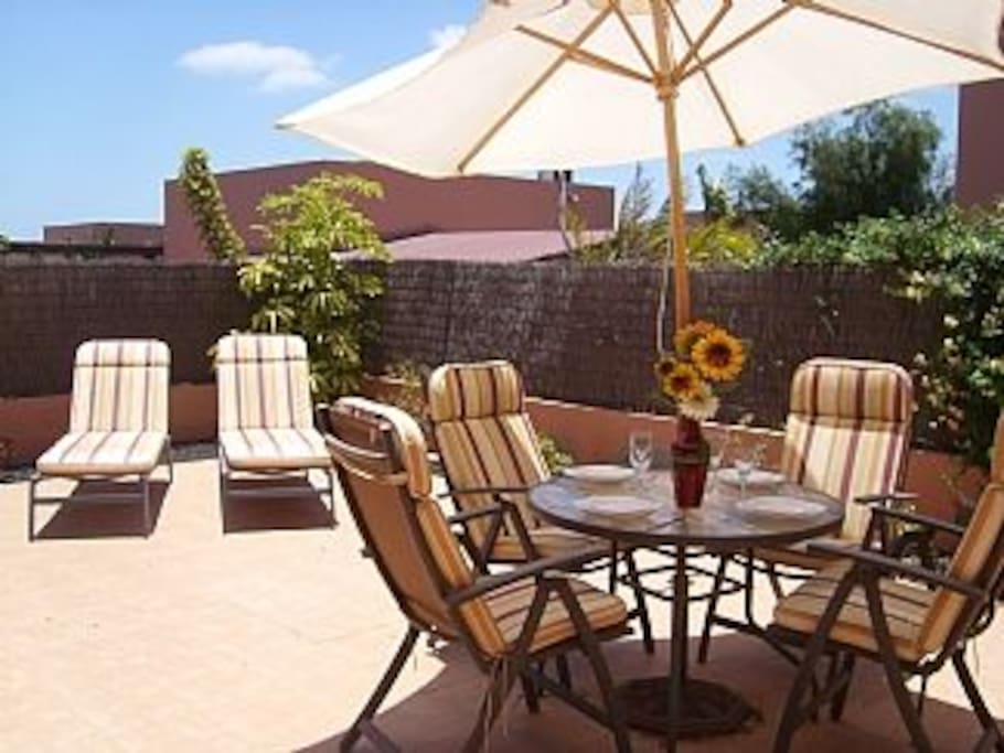 Garden area