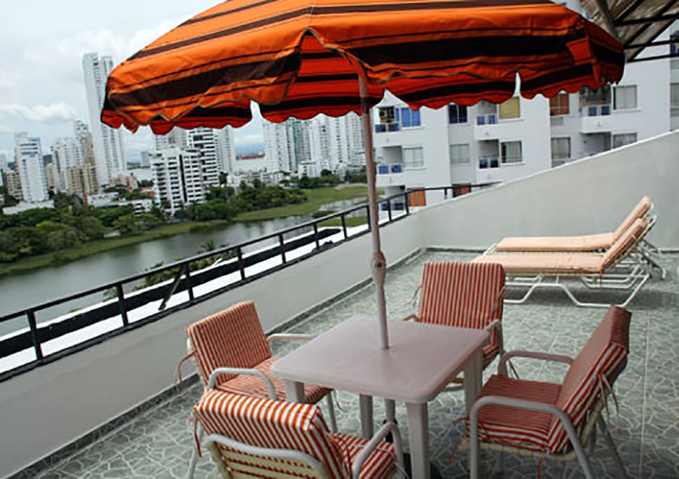 Big Terrace at the 11th floor with seaview