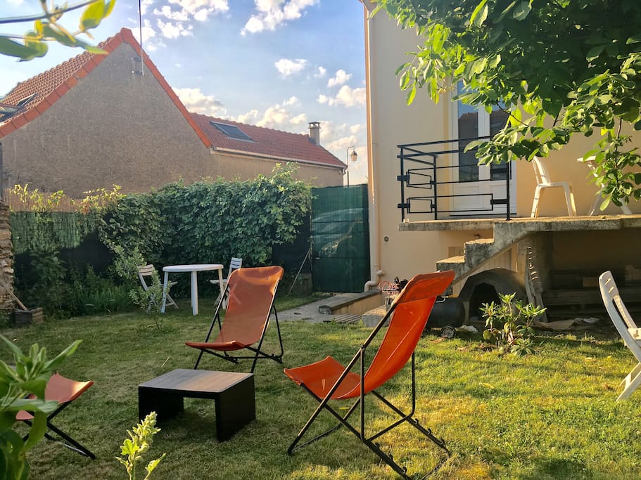Jardin pour barbecue ou apéro